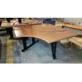 Simo Peanut Height Adjustable Corner Desk